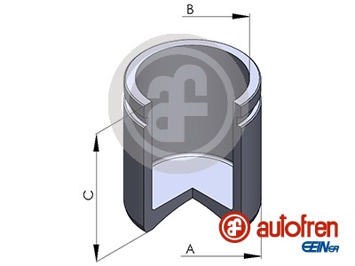 Piston, brake caliper - D02590 AUTOFREN SEINSA
