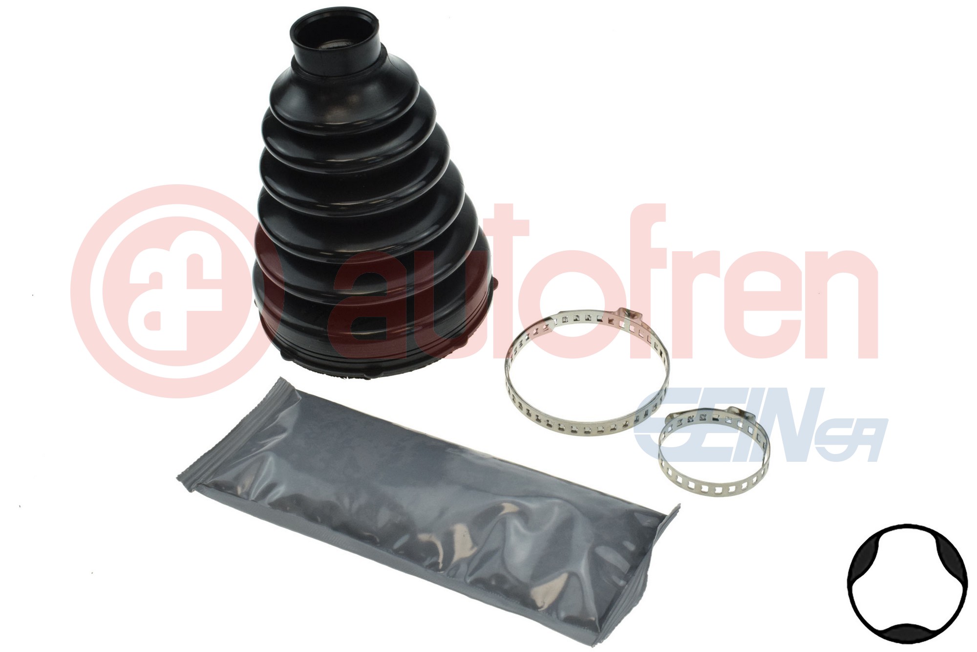 Kit cuffia, Semiasse - D8624T AUTOFREN SEINSA