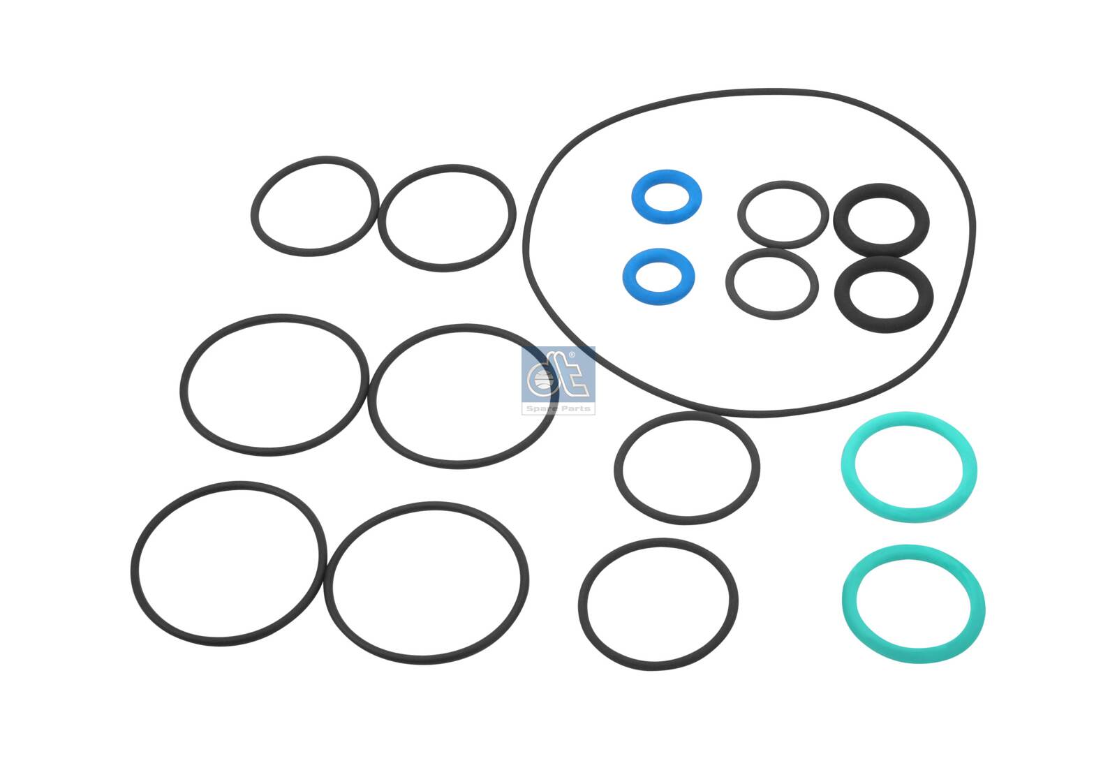 Kit guarnizioni, Radiatore olio - 2.91304 DT Spare Parts