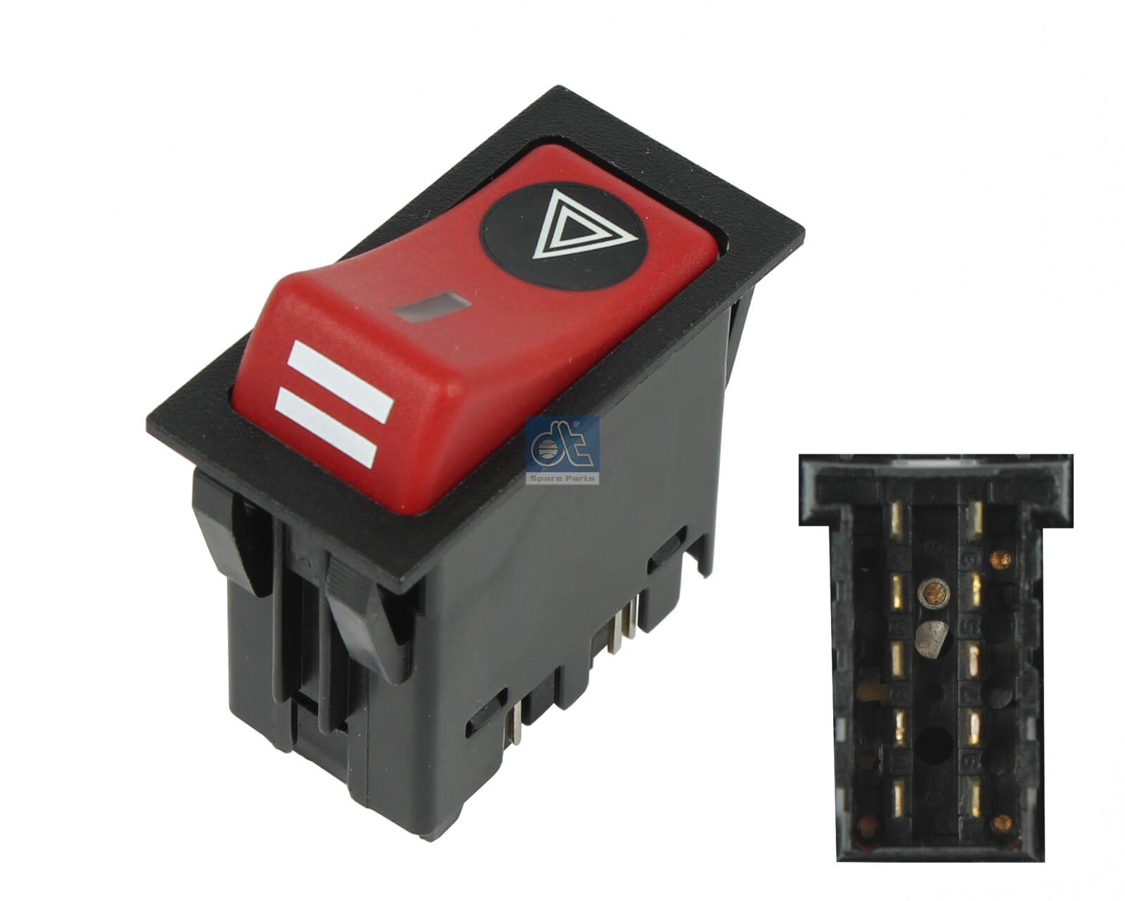 Interruttore, Lampeggiatore d'emergenza - 3.33320 DT Spare Parts