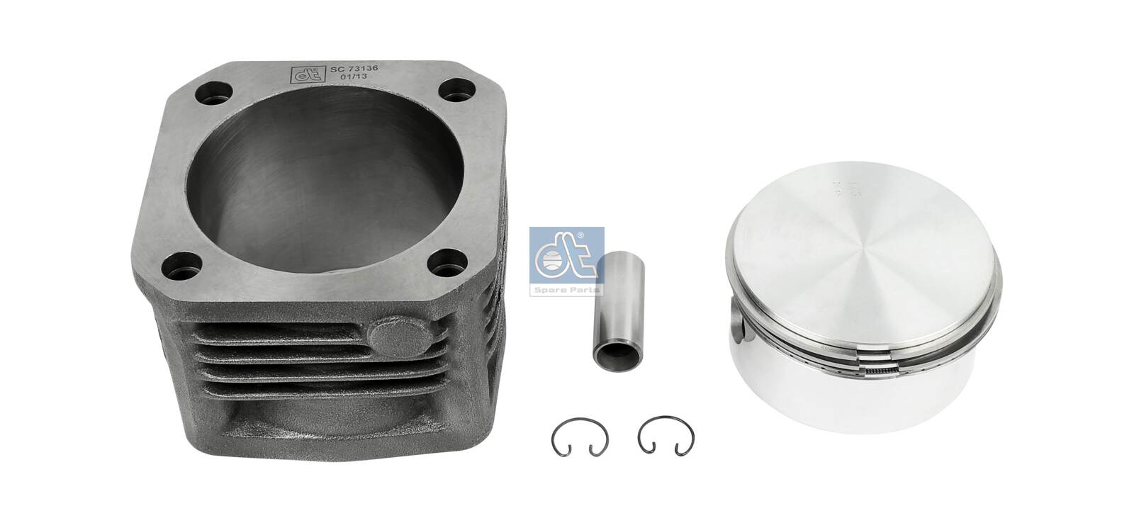 Canna cilindro, Compressore aria - 4.61653 DT Spare Parts