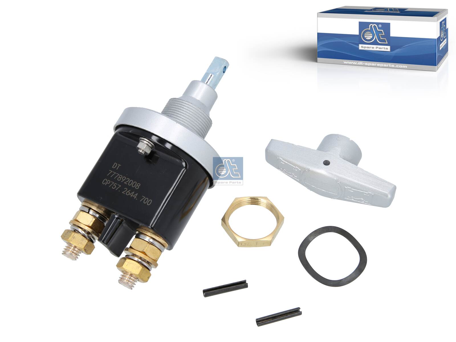 Main Switch, battery - 7.25700 DT Spare Parts