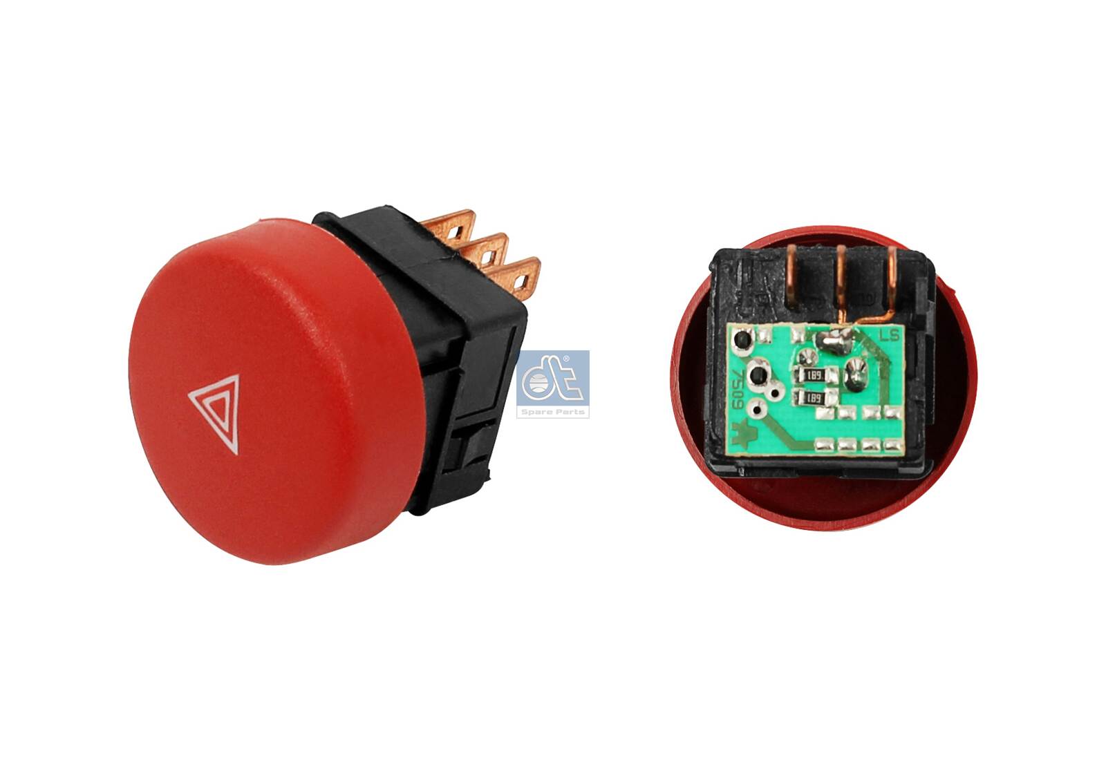 Hazard Light Switch - 7.78134 DT Spare Parts