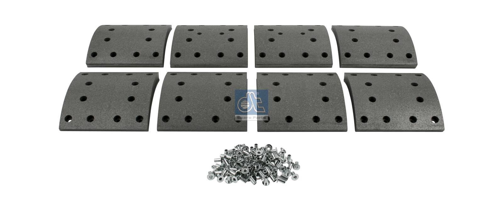 stabdžių antdėklo rinkinys, būgninis stabdys - 7.92426 DT Spare Parts