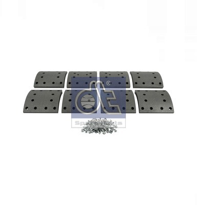 Brake Lining Kit, drum brake - 7.92426 DT Spare Parts