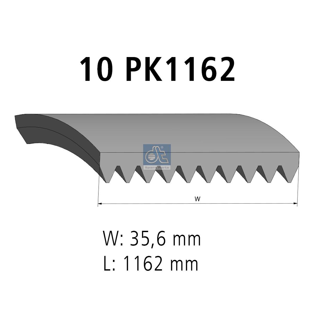 V-Ribbed Belt - 4.81105 DT Spare Parts