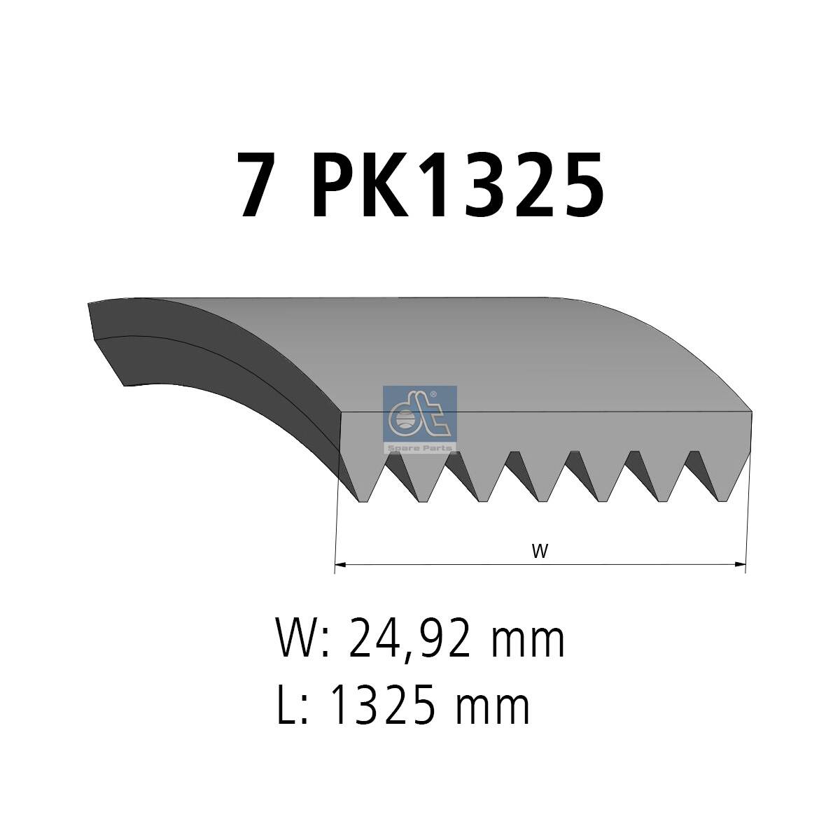 V-Ribbed Belt - 7.54807 DT Spare Parts