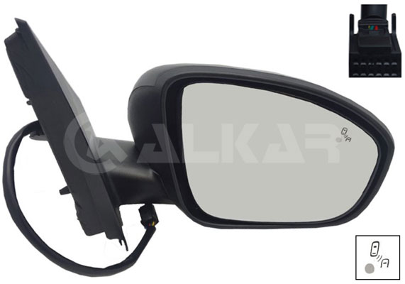 Specchio retrovisore esterno - 6146207 ALKAR