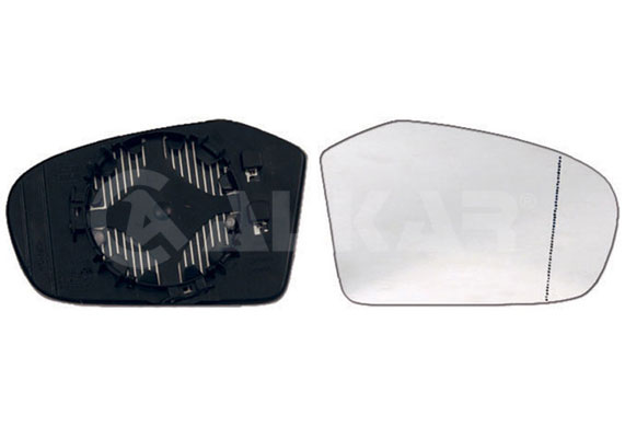Mirror Glass, outside mirror - 6413994 ALKAR
