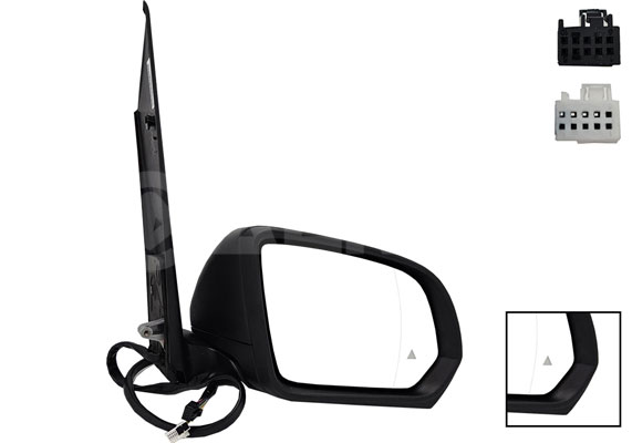 Specchio retrovisore esterno - 9228836 ALKAR