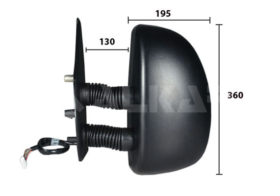 Specchio retrovisore esterno - 9239928 ALKAR