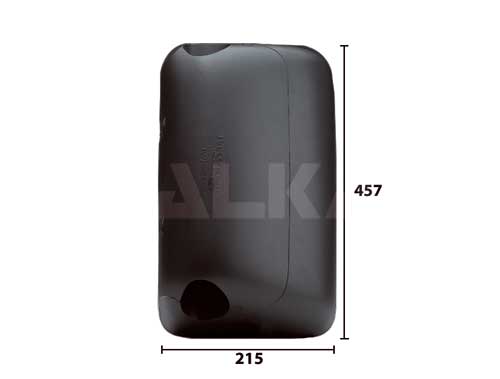 veidrodėlio stiklas, išorinis veidrodėlis - 9501010 ALKAR