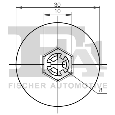 Гайка - 10-70004.5 FA1
