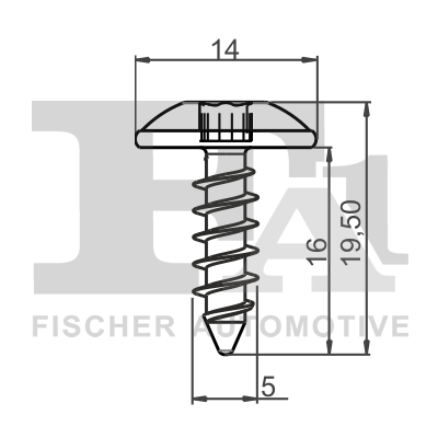 Screw - 11-70002.5 FA1