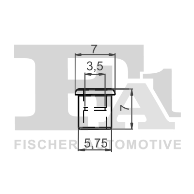 Grommet - 14-60003.5 FA1
