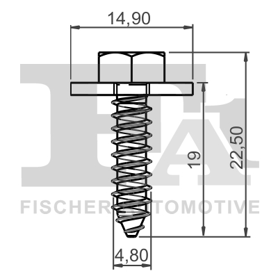 Болт - 14-70004.5 FA1