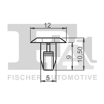 Clip, trim/protective strip - 22-40032.5 FA1