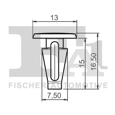 Clip, trim/protective strip - 75-10006.5 FA1