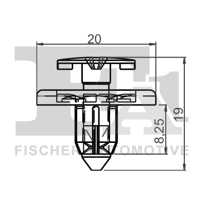Распорная заклепка - 77-30012.5 FA1