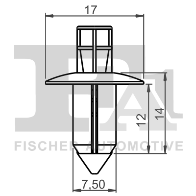 Распорная заклепка - 77-30014.5 FA1