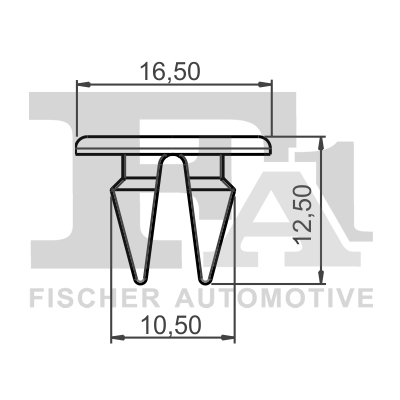 Clip, trim/protective strip - 89-60001.5 FA1