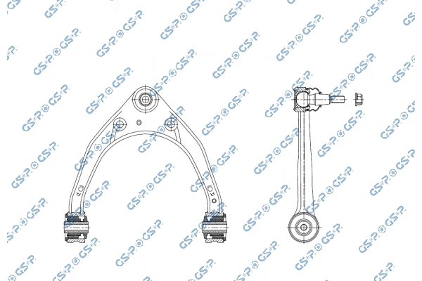 Braccio oscillante, Sospensione ruota - S060349 GSP