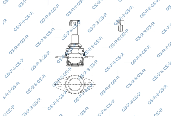 Giunto di supporto / guida - S080839 GSP