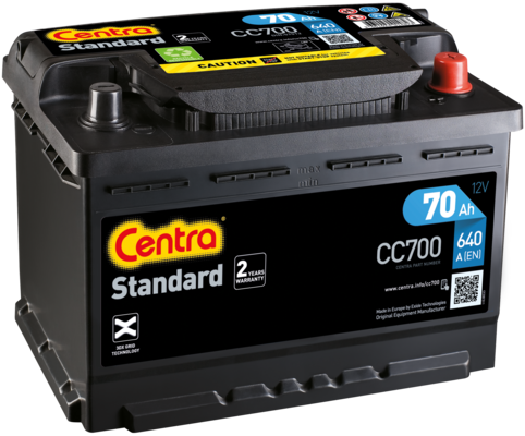 Starter Battery - CC700 CENTRA