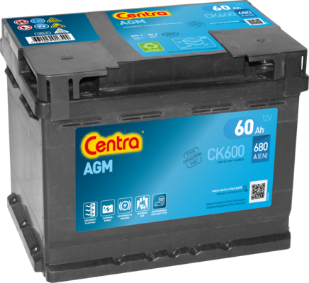 starterio akumuliatorius - CK600 CENTRA