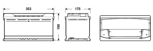 Batteria avviamento - CE1853 CENTRA
