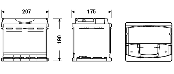 Starterbatterie - CA530 CENTRA
