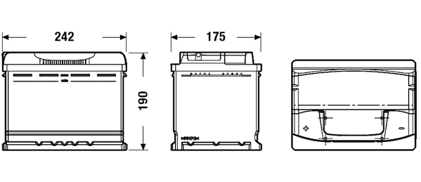 Batteria avviamento - CA601 CENTRA