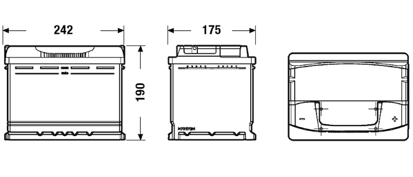 Starter Battery - CA640 CENTRA