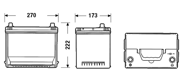 Starterbatterie - CA755 CENTRA
