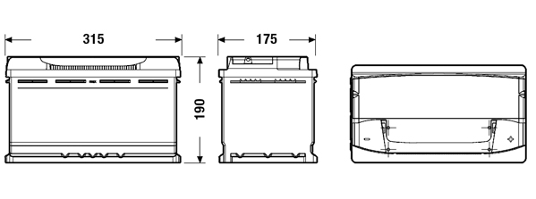 Batteria avviamento - CA900 CENTRA