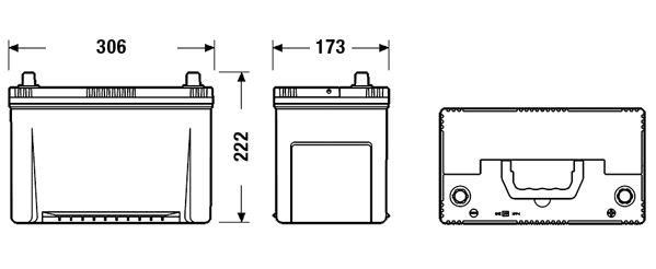 Starter Battery - CA954 CENTRA