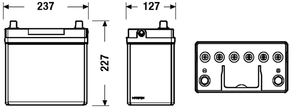 Starterbatterie - CB454 CENTRA