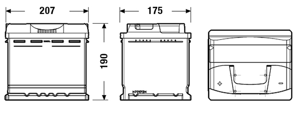 Starter Battery - CB501 CENTRA