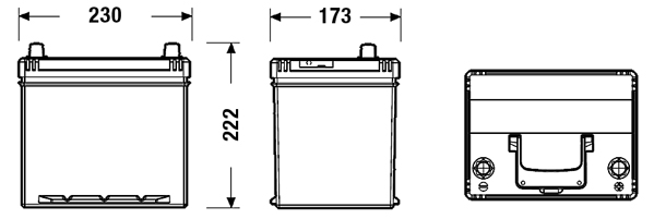 Starter Battery - CB604 CENTRA
