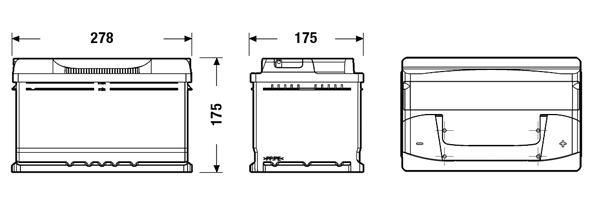 Batteria avviamento - CB712 CENTRA