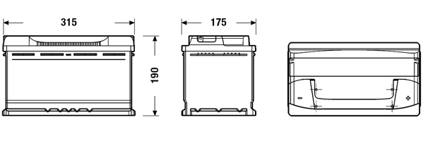 Starterbatterie - CB800 CENTRA