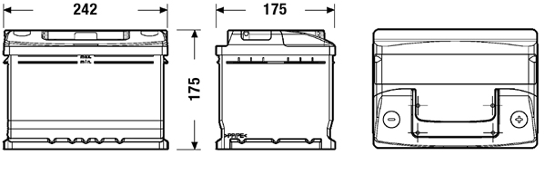 Starter Battery - CL752 CENTRA
