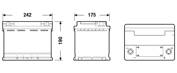 Starterbatterie - CK600 CENTRA