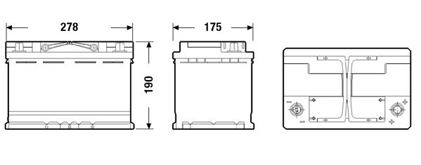 Starter Battery - CK700 CENTRA