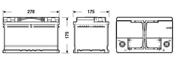 Starterbatterie - CL652 CENTRA