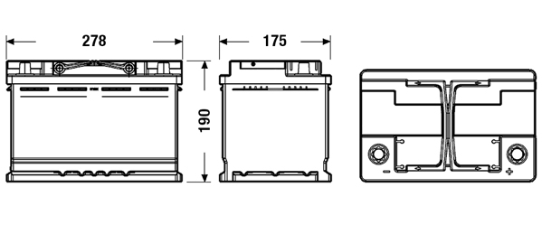 Starter Battery - CL700 CENTRA