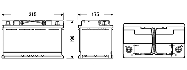 Starterbatterie - CL800 CENTRA