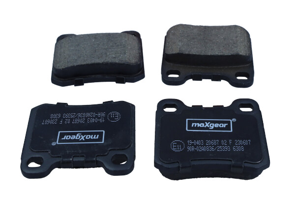 Brake Pad Set, disc brake - 19-0403 MAXGEAR