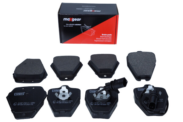 Комплект тормозных колодок, дисковый тормоз - 19-0407 MAXGEAR