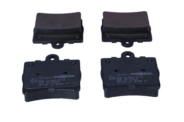 Brake Pad Set, disc brake - 19-0411 MAXGEAR